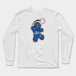 Los Angeles Dodgers Gingerbread Man Long Sleeve T-Shirt